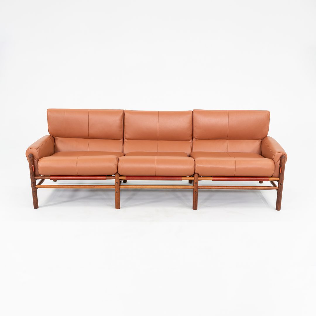 1970s Kontiki Three Seat Sofa by Arne Norell for Scanform with New Upholstery