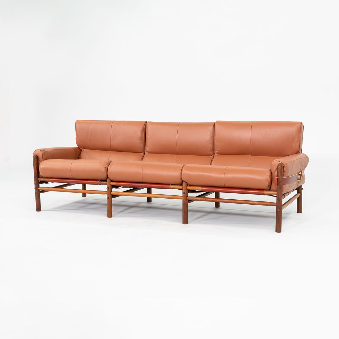 1970s Kontiki Three Seat Sofa by Arne Norell for Scanform with New Upholstery