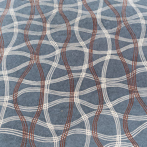 2011 Tai Ping & Edward Fields Nomad Collection Aria I 10x10 ft Hand Tufted Wool Area Rug in Blue