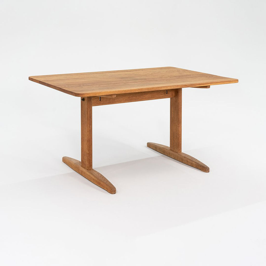 1970s Borge Mogensen Shaker Trestle Base Dining Table for Haarby C.M. Madsen Denmark