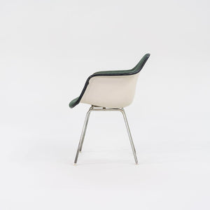 1970s DAX Dining Armchair by Ray and Charles Eames for Herman MIller Fiberglass, Padding, Fabric, Rubber, Plastic, Steel