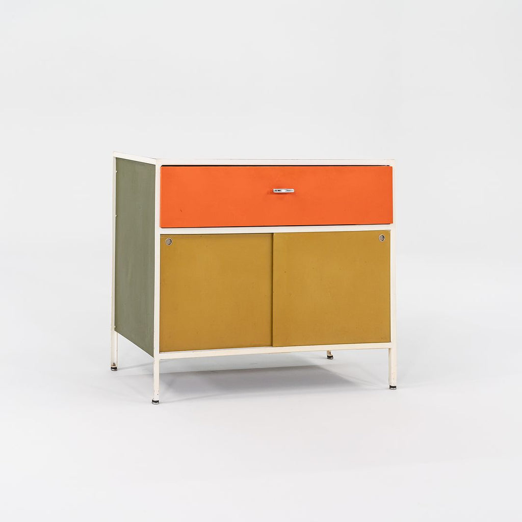 Steel Frame Cabinet Model 4033 by George Nelson for Herman Miller Steel, Masonite, Paint, Iron