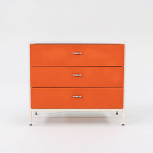 1950S Three-Drawer Steel Frame Dresser Cabinet Model 4013 By George Nelson For Herman Miller Steel, Masonite, Paint, Iron