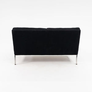 1960s Gordon Bunshaft and Davis Allen for Thonet Tuxedo Two Seat Loveseat Sofa