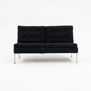 1960s Gordon Bunshaft and Davis Allen for Thonet Tuxedo Two Seat Loveseat Sofa