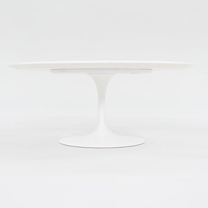 2016 Tulip Pedestal Coffee Table, Model 162TR by Eero Saarinen for Knoll in White Laminate 2x Available