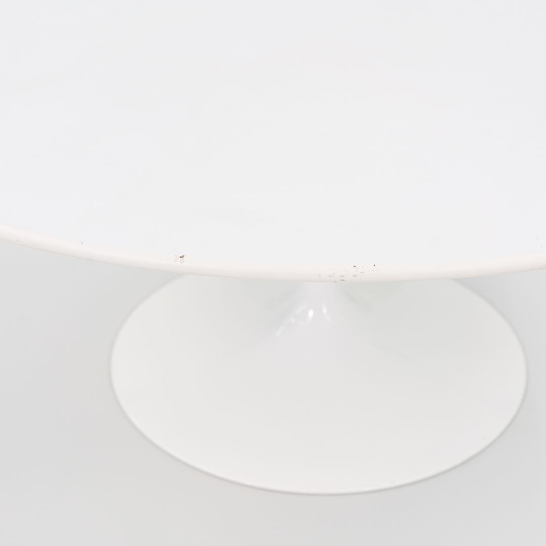 2016 Tulip Pedestal Coffee Table, Model 162TR by Eero Saarinen for Knoll in White Laminate 2x Available