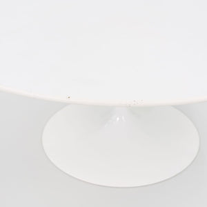 2016 Tulip Pedestal Coffee Table, Model 162TR by Eero Saarinen for Knoll in White Laminate 2x Available