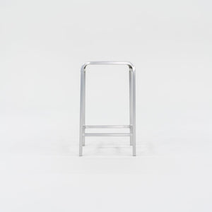 C. 2022 Mint 20-06 Counter Stools by Norman Foster for Emeco in Brushed Aluminum 5x Available