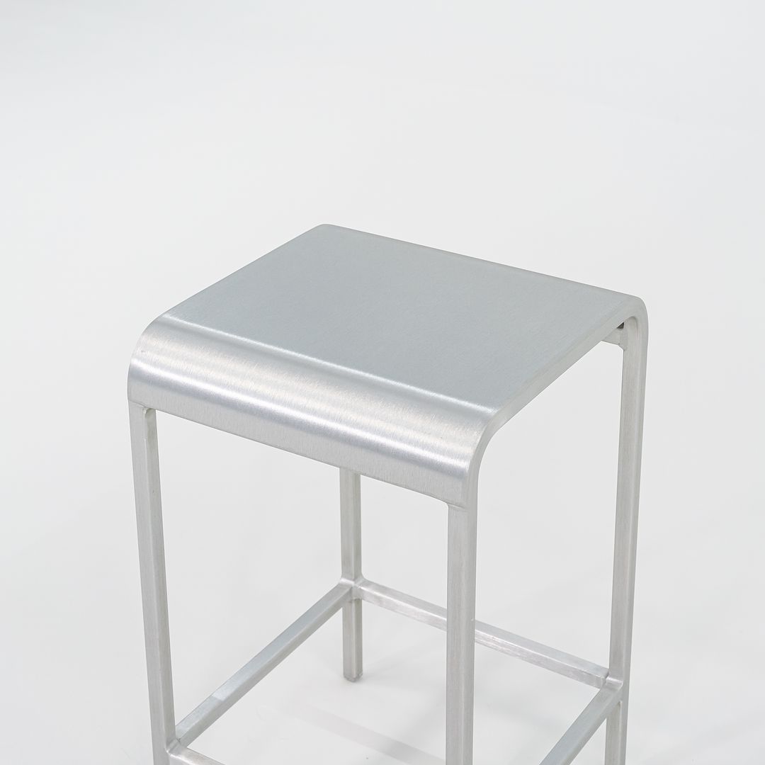 C. 2022 Mint 20-06 Counter Stools by Norman Foster for Emeco in Brushed Aluminum 5x Available