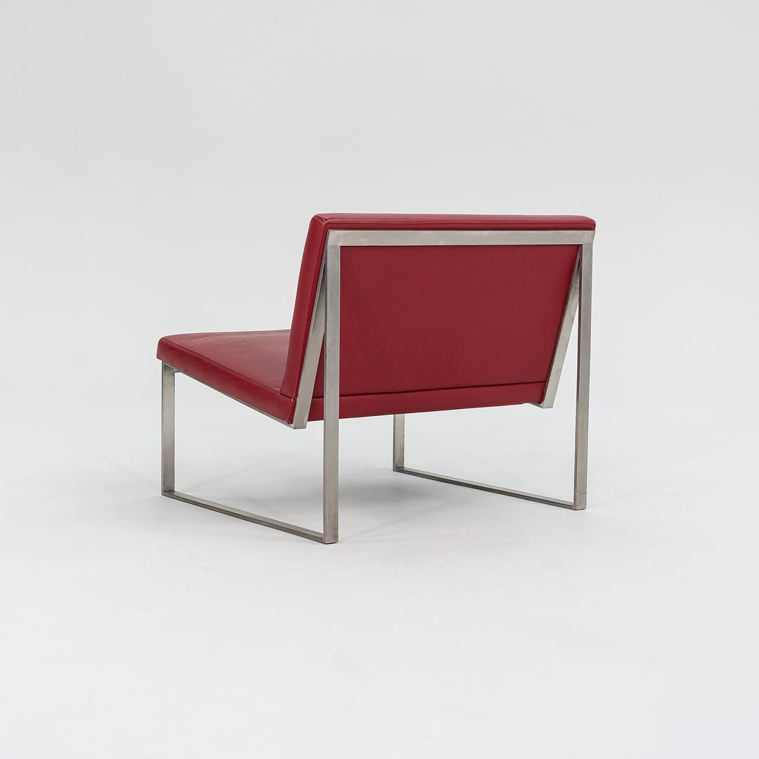 2010s B.2 Chair by Fabien Baron for Bernhardt Design in Red Leather 12+ Available