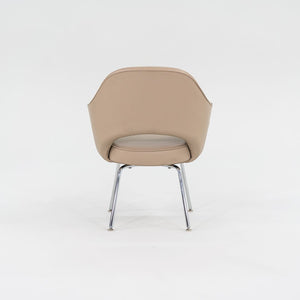 2021 Saarinen Executive Arm Chair, Model 71A by Eero Saarinen for Knoll in Tan Leather, 5x Available