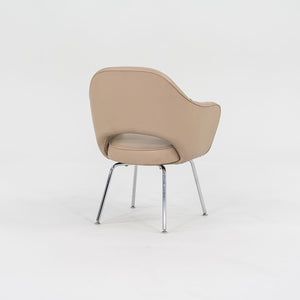 2021 Saarinen Executive Arm Chair, Model 71A by Eero Saarinen for Knoll in Tan Leather, 5x Available