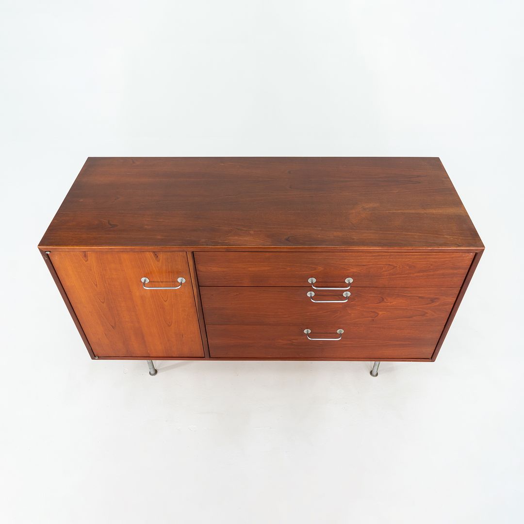 1960s Walnut Credenza Cabinet by Jens Risom for Jean Risom Designs Walnut