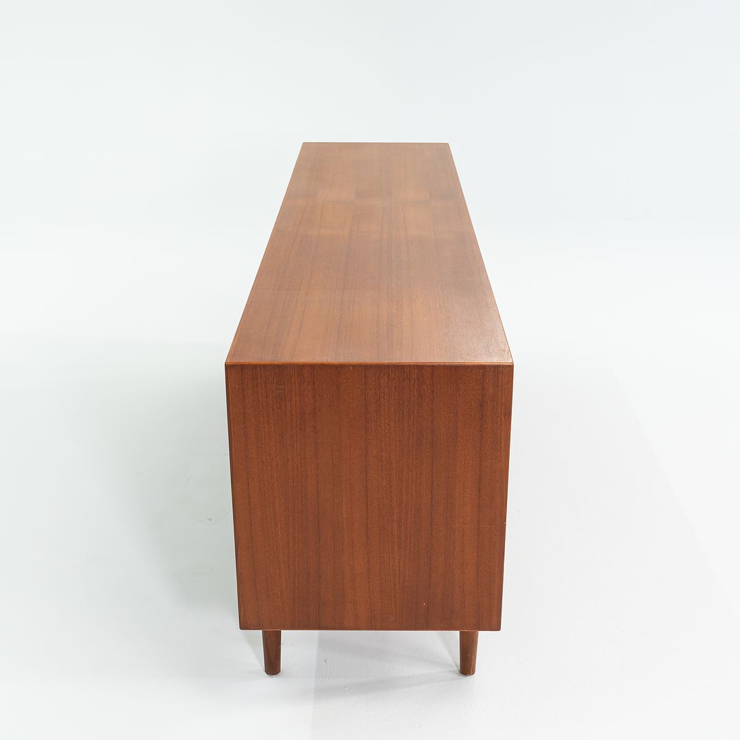 1960S Model-37 Tambour-Door Teak Credenza Cabinet By Arne Vodder For Sibast Mobler Teak