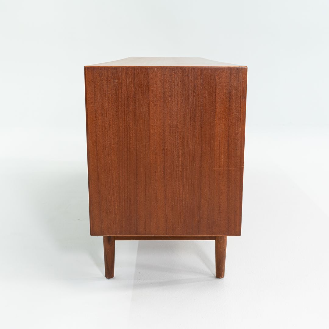 1960S Model-37 Tambour-Door Teak Credenza Cabinet By Arne Vodder For Sibast Mobler Teak