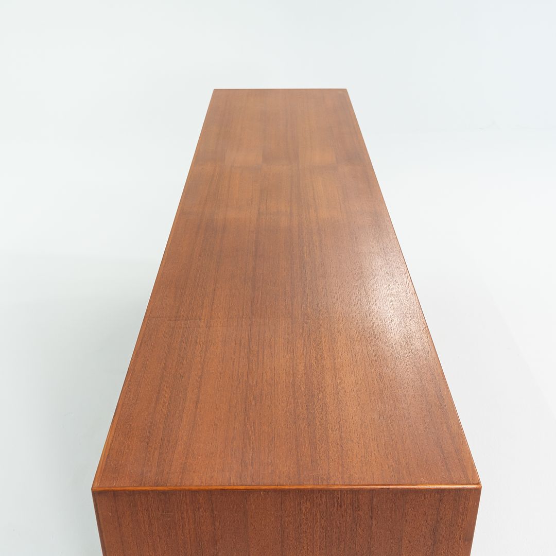 1960S Model-37 Tambour-Door Teak Credenza Cabinet By Arne Vodder For Sibast Mobler Teak