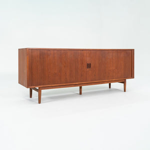 1960S Model-37 Tambour-Door Teak Credenza Cabinet By Arne Vodder For Sibast Mobler Teak