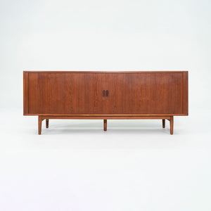 1960S Model-37 Tambour-Door Teak Credenza Cabinet By Arne Vodder For Sibast Mobler Teak