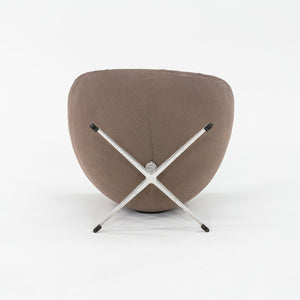 1964 Egg Lounge Chair and Ottoman, Model 3316 by Arne Jacobsen for Fritz Hansen in Fabric