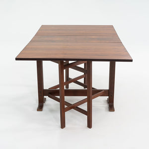 1979 Norwegian Bendt Winge for Kleppe Mobelfabrik Rosewood Drop Leaf Dining Table