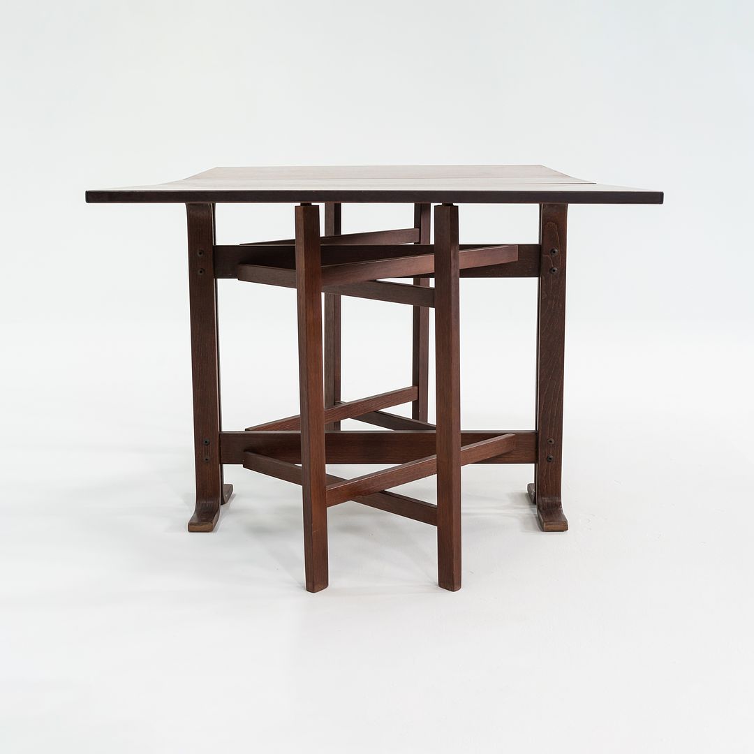 1979 Norwegian Bendt Winge for Kleppe Mobelfabrik Rosewood Drop Leaf Dining Table