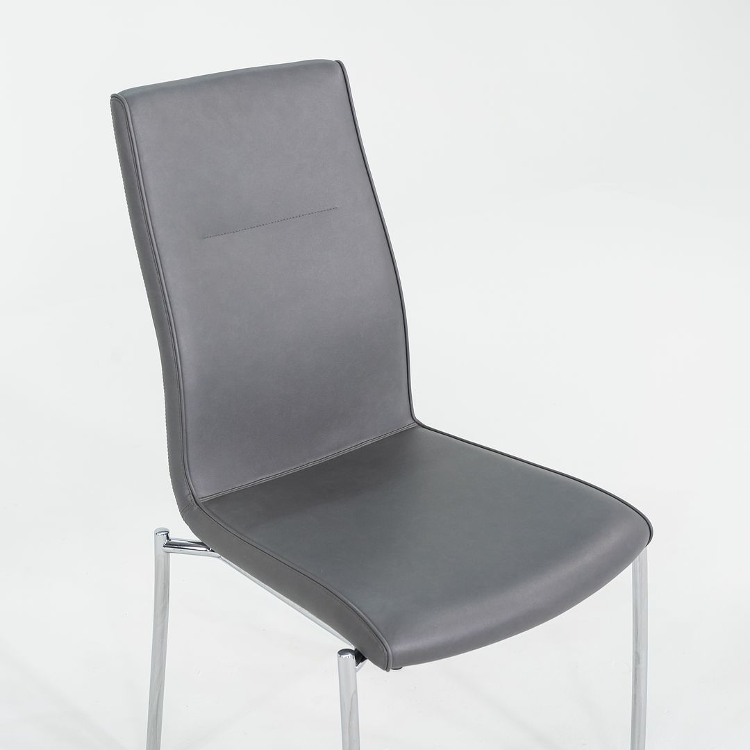 2013 Grey Stacking Kusch+Co Ona Plaza Dining / Side Chairs by Jorge Pensi with Aluminum Legs 8x Available