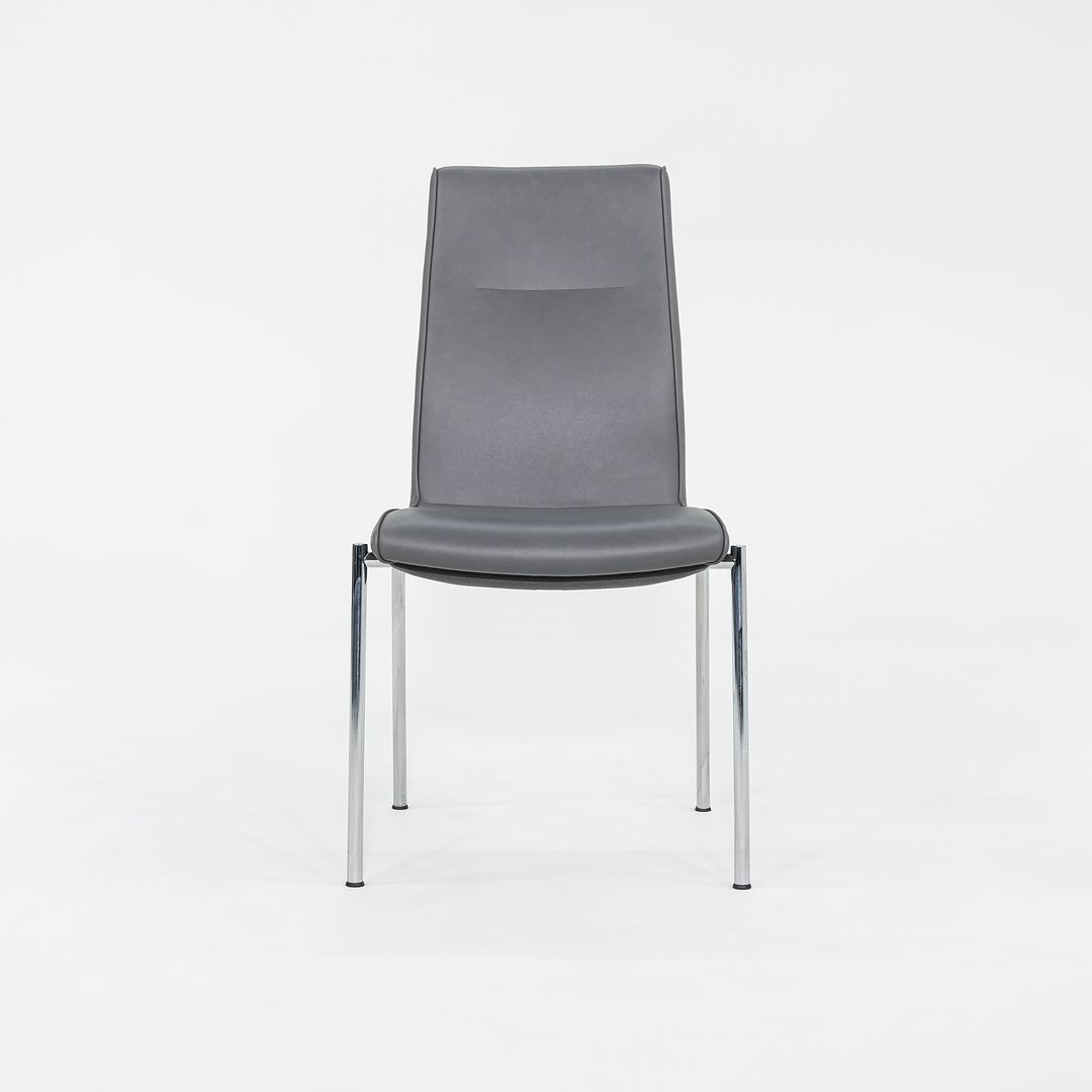 2013 Grey Stacking Kusch+Co Ona Plaza Dining / Side Chairs by Jorge Pensi with Aluminum Legs 8x Available