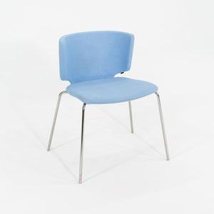 2012 Wrapp Dining Side Chair by Marc Krusin for Coalesse in Blue Fabric 14x Available