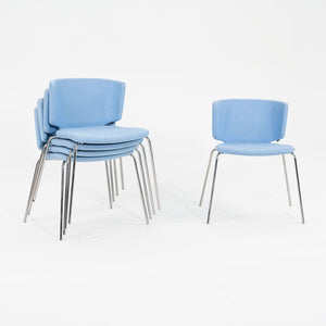 2012 Wrapp Dining Side Chair by Marc Krusin for Coalesse in Blue Fabric 14x Available