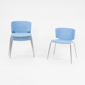 2012 Wrapp Dining Side Chair by Marc Krusin for Coalesse in Blue Fabric 14x Available