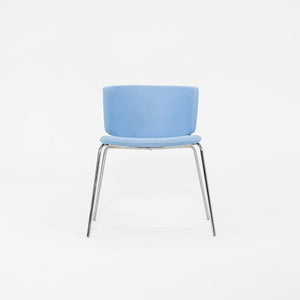 2012 Wrapp Dining Side Chair by Marc Krusin for Coalesse in Blue Fabric 14x Available