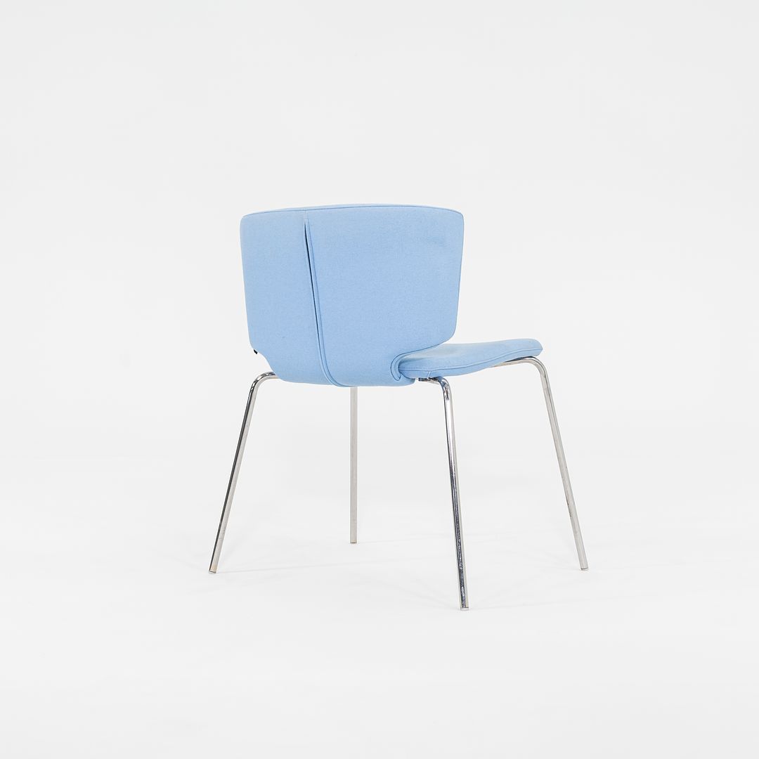 2012 Wrapp Dining Side Chair by Marc Krusin for Coalesse in Blue Fabric 14x Available