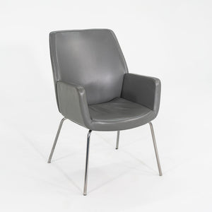 2014 Bindu Mid-Back Guest Chair by Brian Kane for Coalesse in Grey Leather 17x Available