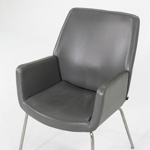 2014 Bindu Mid-Back Guest Chair by Brian Kane for Coalesse in Grey Leather 17x Available