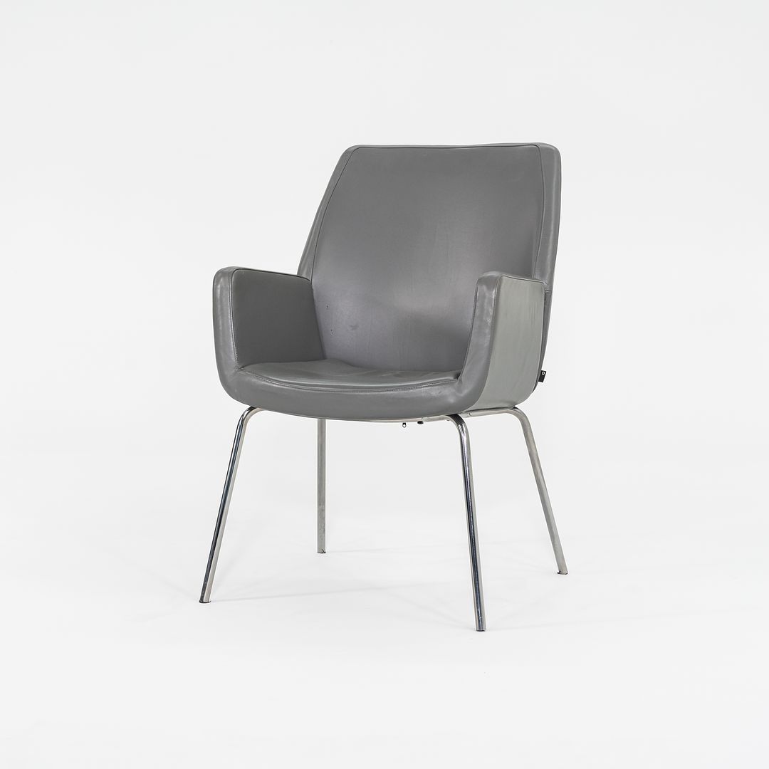 2014 Bindu Mid-Back Guest Chair by Brian Kane for Coalesse in Grey Leather 17x Available