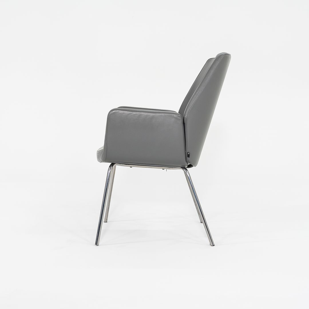 2014 Bindu Mid-Back Guest Chair by Brian Kane for Coalesse in Grey Leather 17x Available