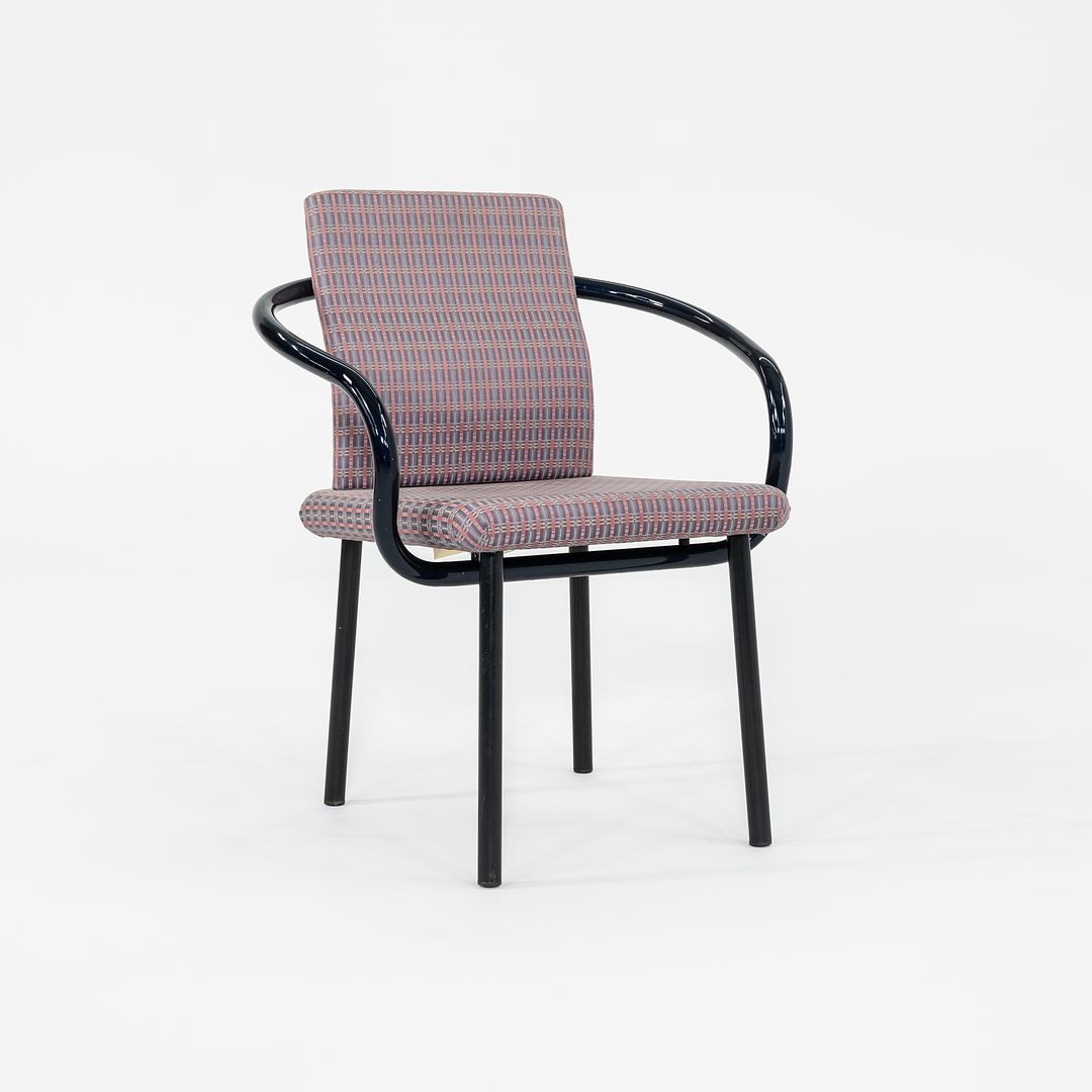 1993 Mandarin Chair by Ettore Sottsass for Knoll in Steel and Fabric 8x Available