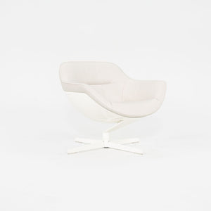 2015 Pair of Auckland 277 Lounge Chairs by Jean-Marie Massaud for Cassina in White Leather