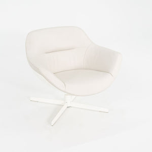 2015 Pair of Auckland 277 Lounge Chairs by Jean-Marie Massaud for Cassina in White Leather