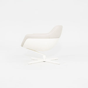 2015 Pair of Auckland 277 Lounge Chairs by Jean-Marie Massaud for Cassina in White Leather