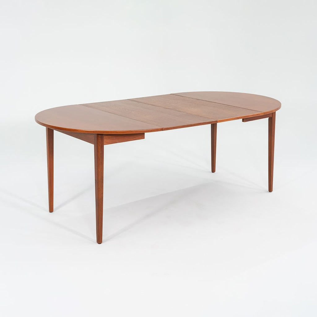 1970s Danish Extension Dining Table in Teak Attributed to Ib Kofod Larsen 42-84 inches