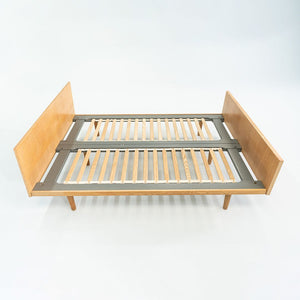 1960s Hans Wegner for Getama Full Size Bed Frame in Oak with Headboard and Foodboard