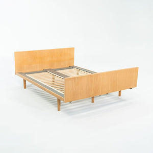 1960s Hans Wegner for Getama Full Size Bed Frame in Oak with Headboard and Foodboard