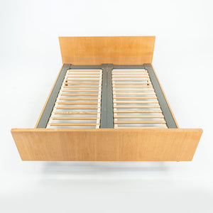 1960s Hans Wegner for Getama Full Size Bed Frame in Oak with Headboard and Foodboard