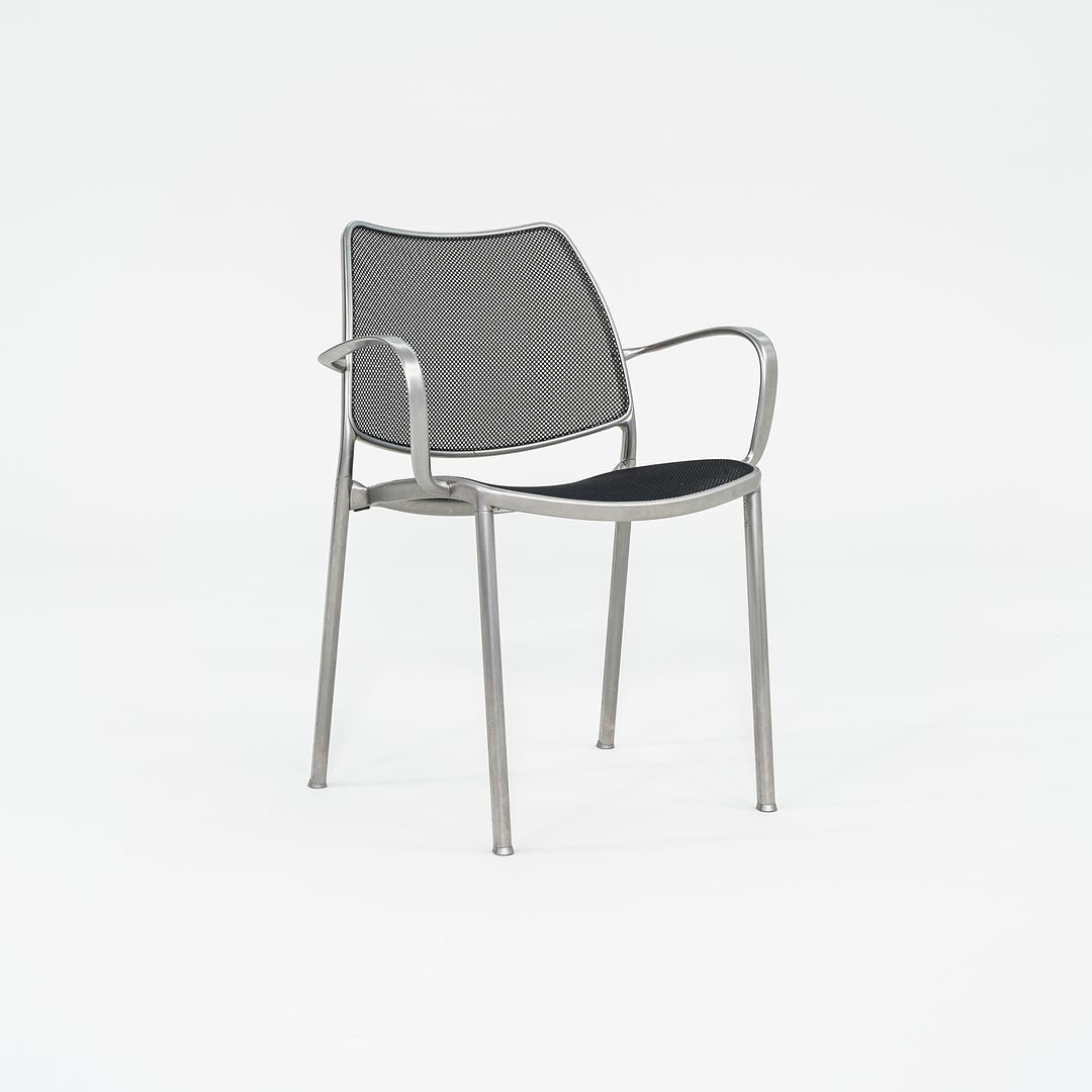 2010 Set of Six Gas Armchairs by Jesus Gasca for STUA in Aluminum and Mesh