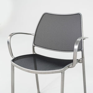 2010 Set of Six Gas Armchairs by Jesus Gasca for STUA in Aluminum and Mesh