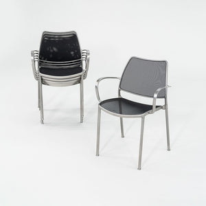 2010 Set of Six Gas Armchairs by Jesus Gasca for STUA in Aluminum and Mesh