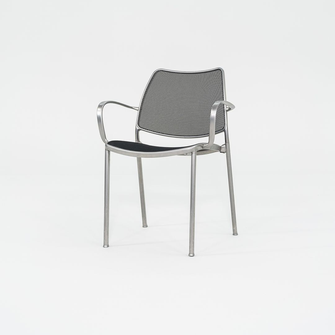 2010 Set of Six Gas Armchairs by Jesus Gasca for STUA in Aluminum and Mesh