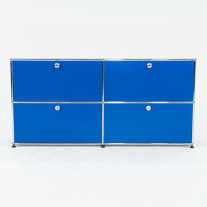 2000s USM Haller Blue 14x60x30 in E2 Credenza / Cabinet with 4-doors